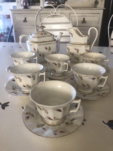 Partie service café - service, À
