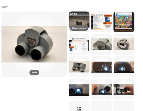 Jumelles microscope - de,