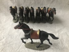 Starlux Figure: Black Horse for Knight Medieval 4cm.