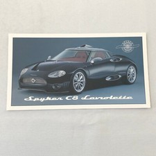 Spyker C8 Laviolette Car Postcard Post Card