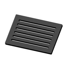 Grille de cheminée carrée