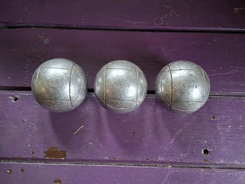 Triplette boule pétanque - pétanque, jb