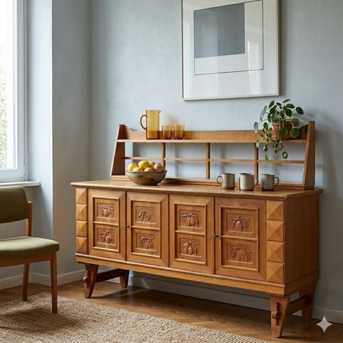 Buffet rustique vintage - rustique,