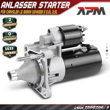Démarreur 1,4 kW 9 Dents Pour Chrysler Daytona Le Baron Voyager II ES