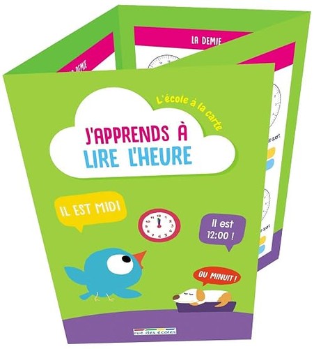 Apprends lire heure - à,