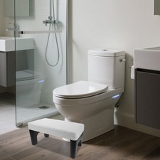  Tabouret de toilette : marchepied ergonomique pour salle de bain - Tabouret de