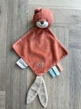 Nattou Baby Fox Lovey Security Blanket Baby Plush Doll Pacifier Holder Ribbon