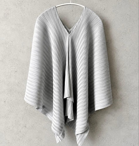 Poncho châle cape pleats - poncho,