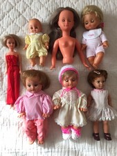Lot de 7 poupées Anciennes