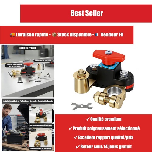 Coupe circuit batterie - coupe-circuit,
