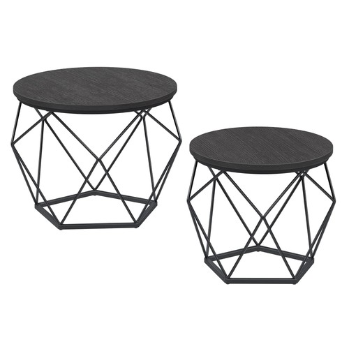 Table basse ronde lot - table, 2