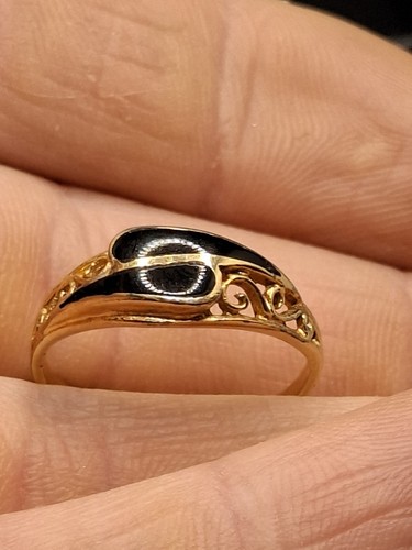 Ancienne bague plaqué - ancienne,