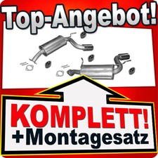 2x silencieux d'échappement pour échappement CHEVROLET CAPTIVA I 2.2 D 2WD