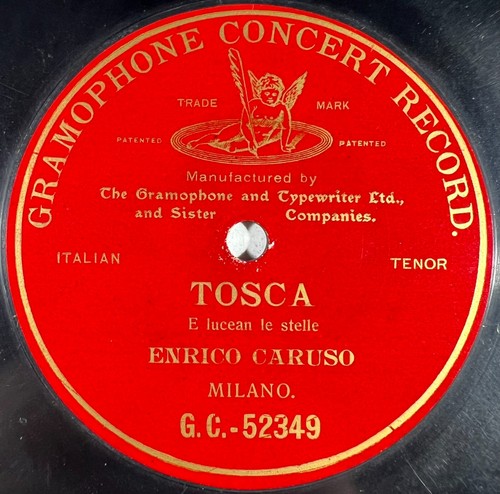 Caruso tosca monoface 78 rpm - caruso,