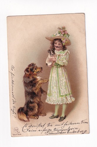 D669 carte postale chien - d669),