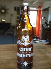 Bouteille vide de cidre doux