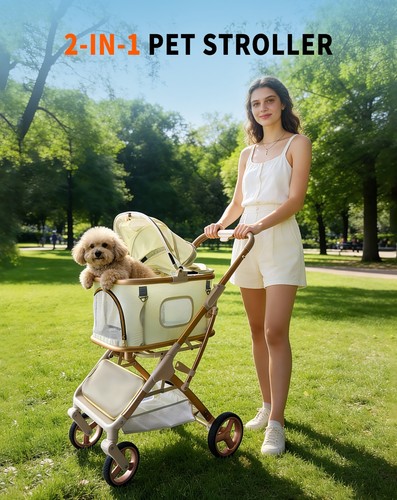 Pet stroller dog - stroller, up