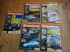 LOT X 5 MAGAZINE CITROPOLIS CX