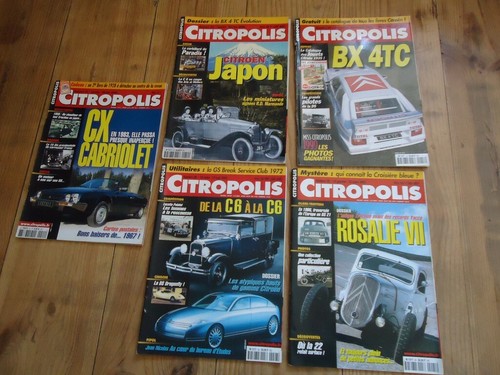 Lot magazine citropolis - 5, cx