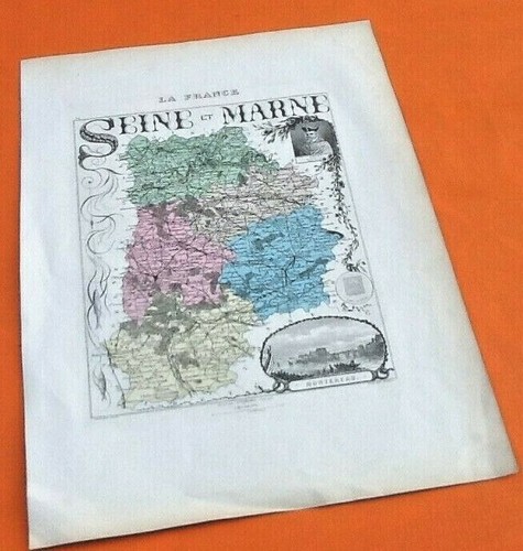 Seine marne carte - seine, et