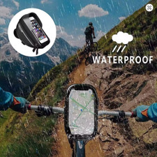 Sac cadre vélo étanche 1L | Support téléphone tactile 7" | VTT route