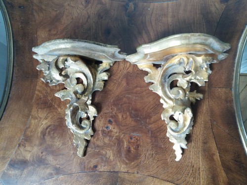 Paire petites consoles en - de,