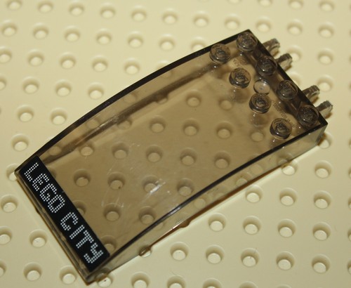Lego windscreen 8x4x2 - lego, curved