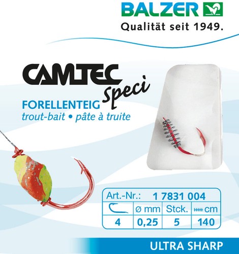 Hameçons montés balzer pâte - montés,