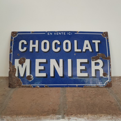 Ancienne plaque émaillée