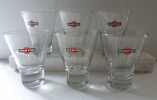 Lot 6 verres apéritif MARTINI  , ref  M22