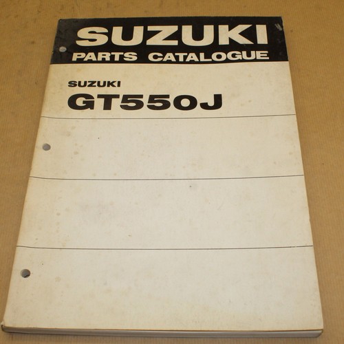 Parts list suzuki - list, 1972
