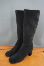 La Canadienne Jemma Boots Womens 9.5 US Black Suede Knee High SideZip Waterproof