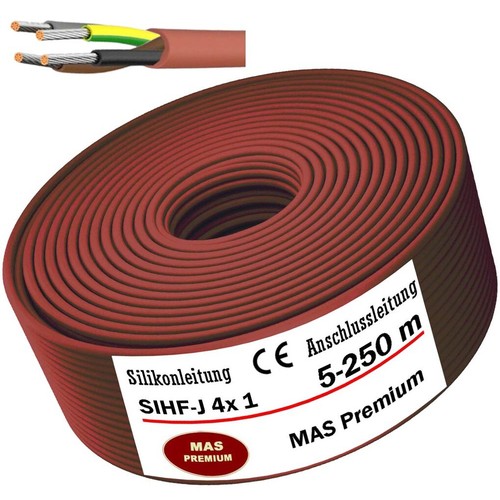 Câble silicium 250m - câble, 5-250m