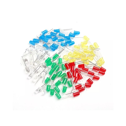 Kit diodes led 5mm vert - 25,