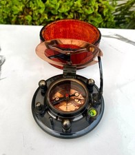 Antique Brass Sundial Boussole