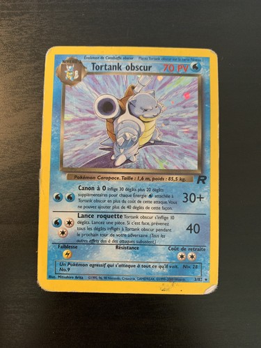 Carte pokémon tortank - pokémon, :