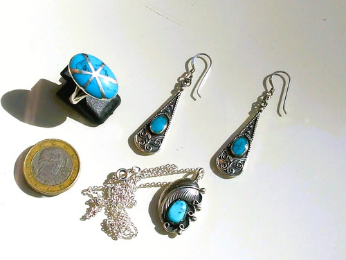 Lot beaux bijoux en argent - beaux,