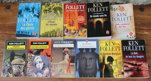 Ken follett lot - -,