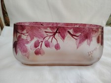 Coupe LEGRAS rubis en verre