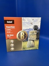 **BUSHNELL POWERVIEW 10X 50MM CAMO ALL-PURPOSE BINOCULARS / NEW**