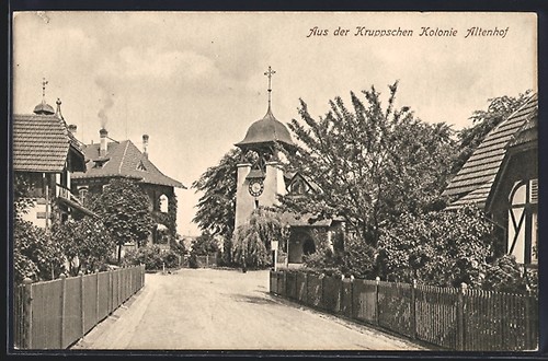 Carte postale essen altenhof - carte,