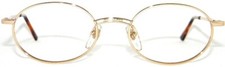 Lunettes de vue ovales métal