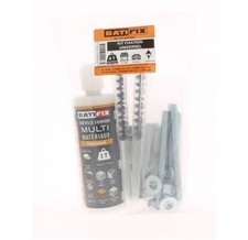 Kit fixation universel polyester scellement chimique + accessoires 165ml BATIFIX