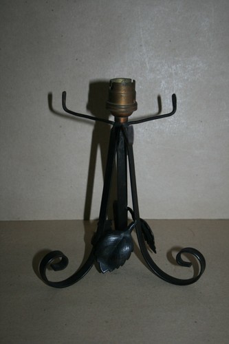 Pied lampe fer forgé - pied,