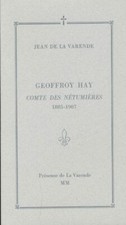 Geoffroy Hay, Comte de