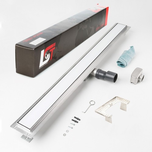 Caniveau verre blanc 900x70mm - caniveau,