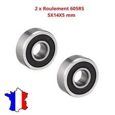 2 roulement à billes 605 2RS