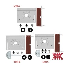 Table de toupie Insérer le