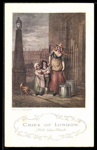 Carte postale artiste cries - carte, d'artiste