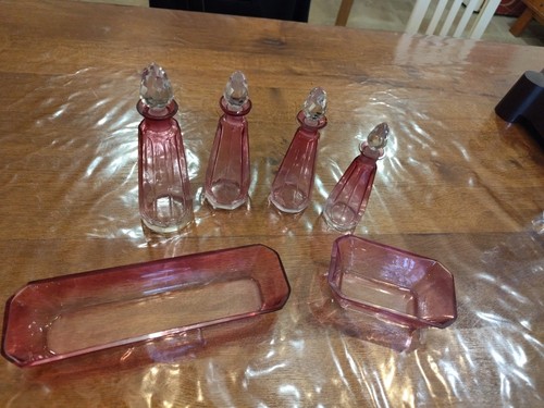 Ensemble toilette rose - de,